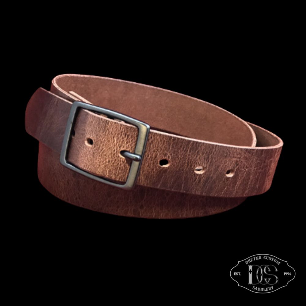 1 1/2" Antique Brown Belt