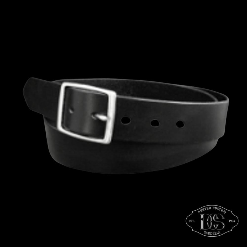 1 1/2" Black Dress Belt