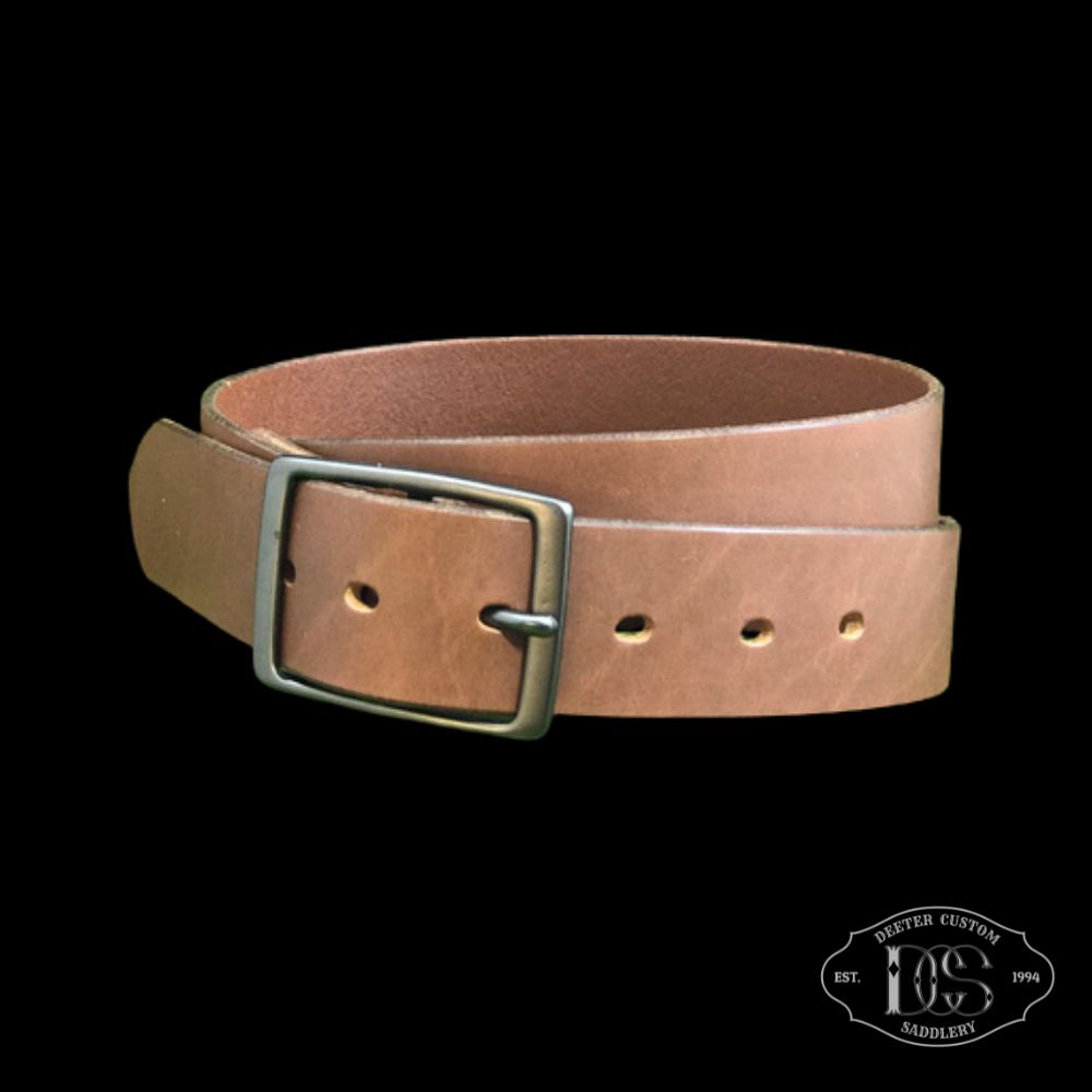 1 1/2" Brown Dress Belt
