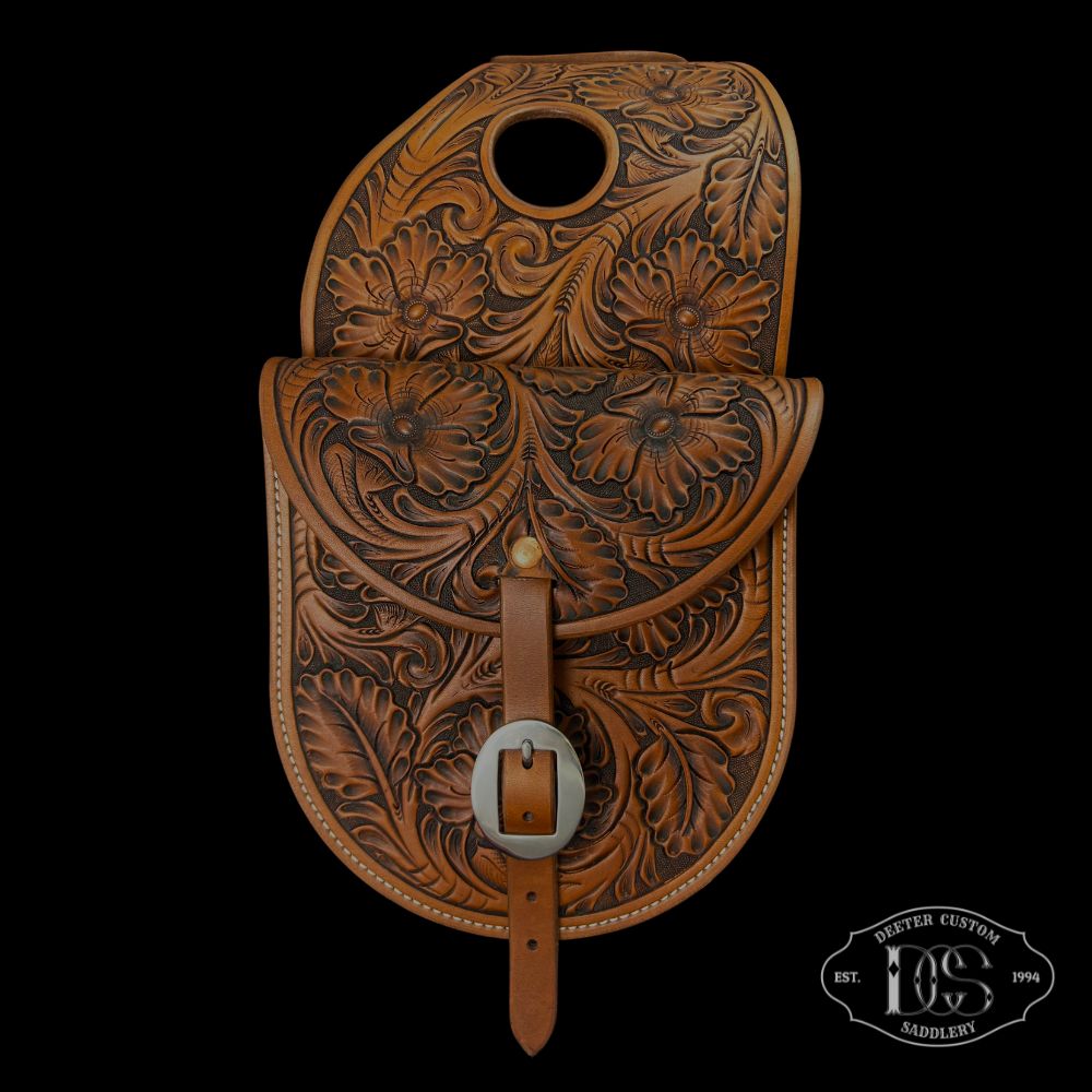 Full Floral Saddle Bag