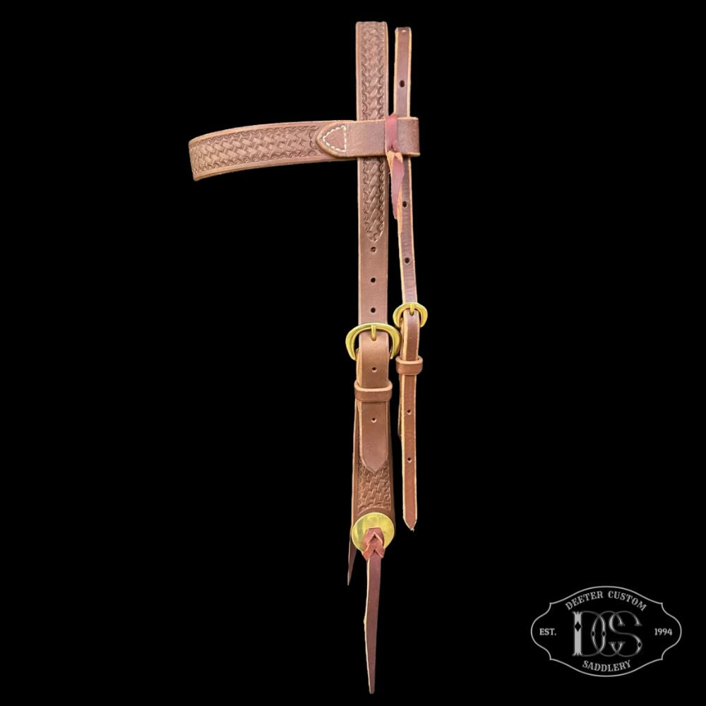 Old Timer Basket Stamp Headstall